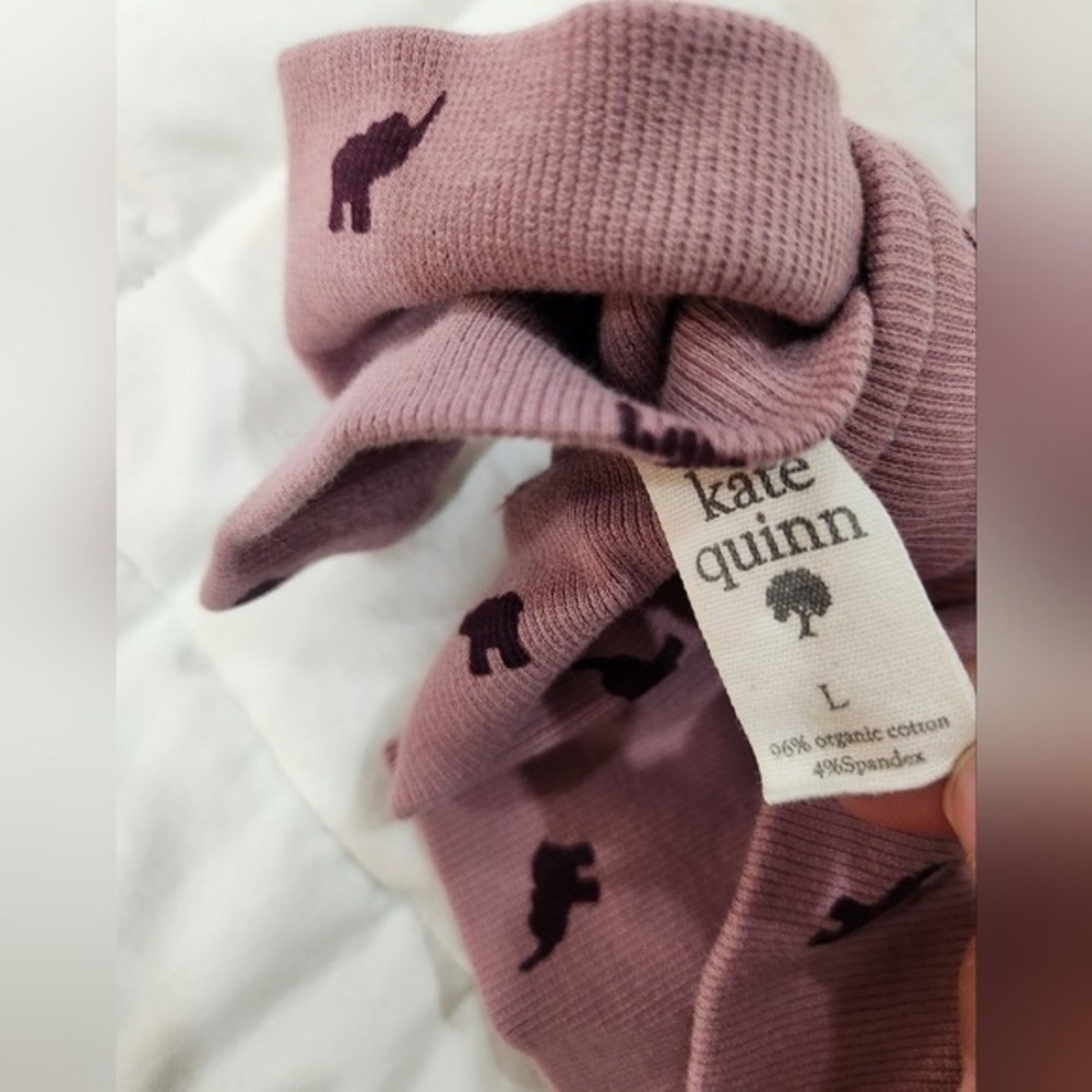 Kate Quinn Elephant Print Headband - Mauve Kids - Picture 3 of 4
